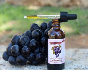 Vegan Grape Seed Oil For Face 50 ml | Face oil | Organic Grape Seed Oil | Pure Grape Seed Oil | Hair Treatment Oil | Facial Oil |skin care