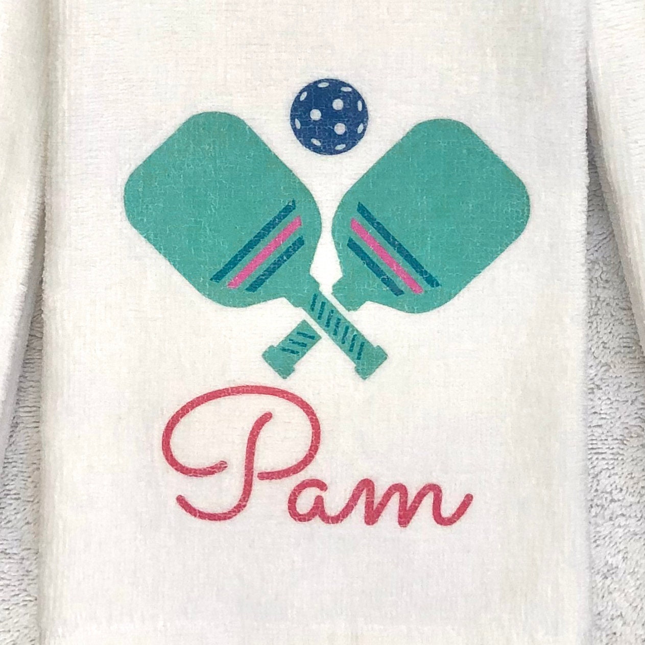 Pickleball Towel Personalized Pickleball Gifts For Women Men Etsy