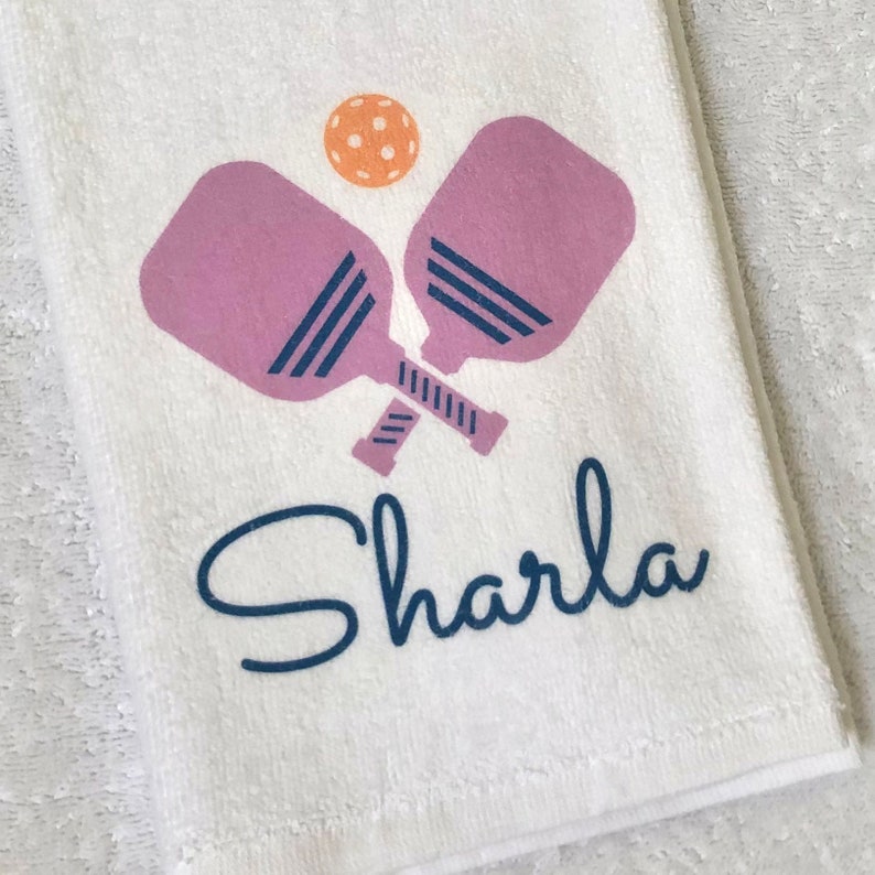 Pickleball Towel Personalized Pickleball Gifts For Women Men Etsy