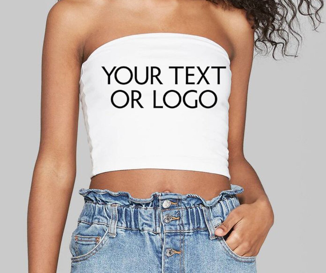 printed tube top