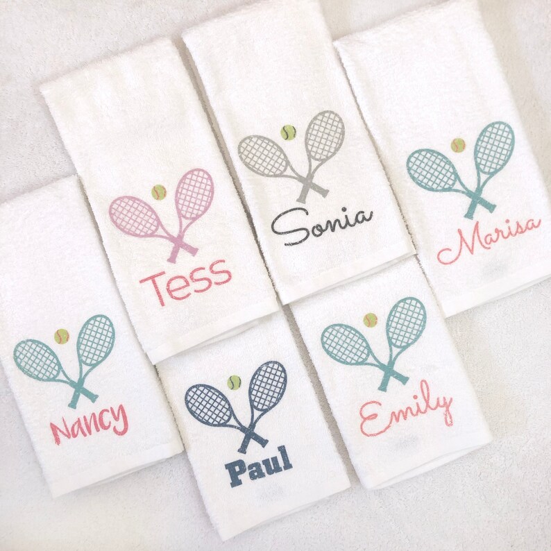 Personalized Tennis Towels Tennis Gifts For Women Tennis