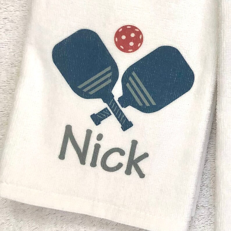Pickleball Towel Personalized Pickleball Gifts For Women Men Etsy