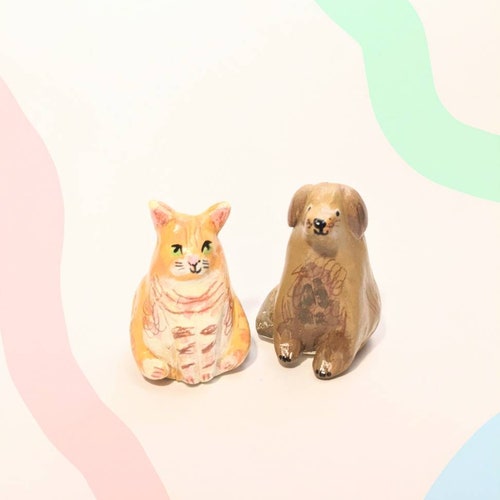 Polymer Clay Personalised Custom Made Pet Replica Sculpture Etsy