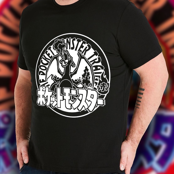 Charizard - Pocket Monster Trainer - Original Pokemon Art Tee - Etsy