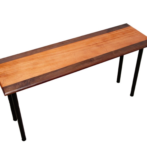 Mahogany Walnut narrow Dining Table