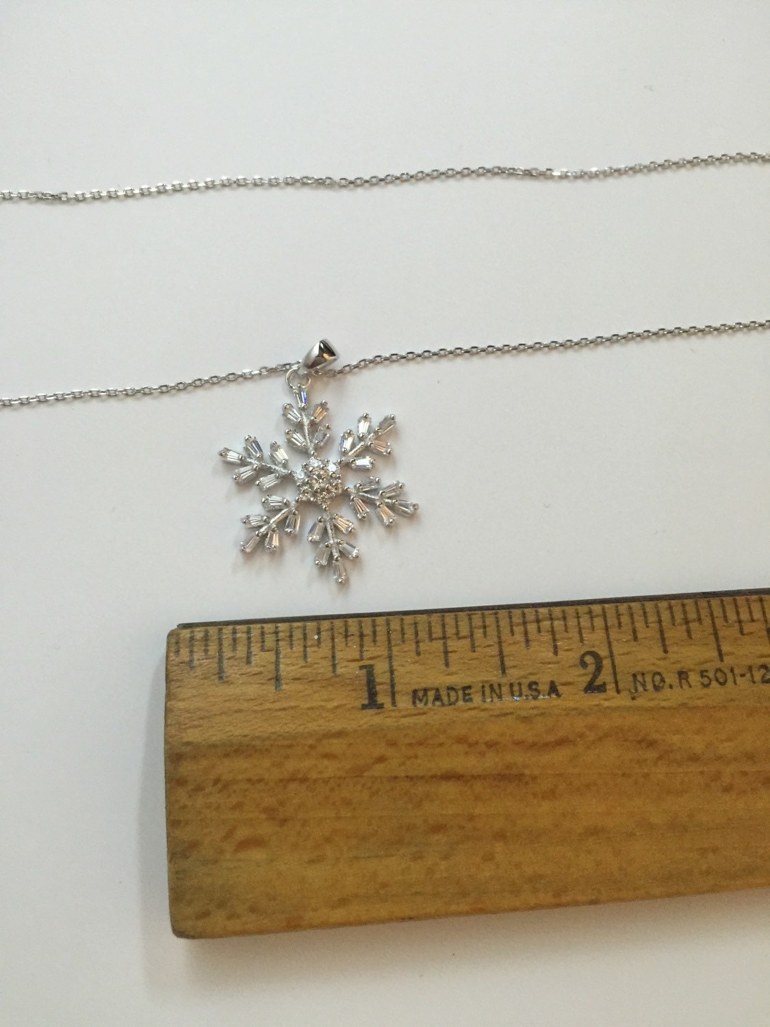 Snowflake Necklace，snowflake Pendant Necklace，925 Sterling