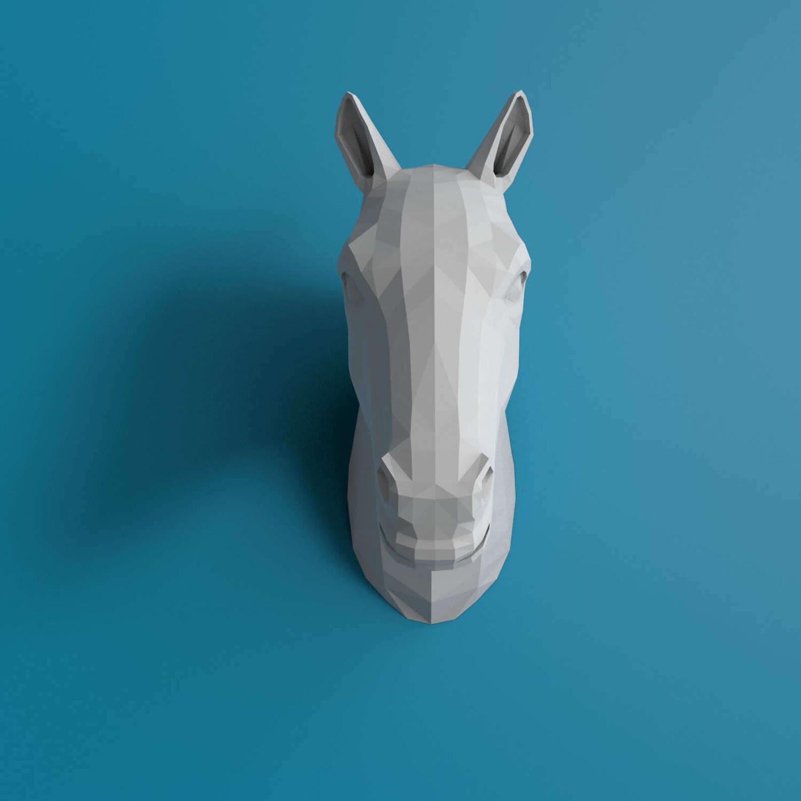 DIY Horse Sculpture. Papercraft Horse Sculpture Forrest Etsy