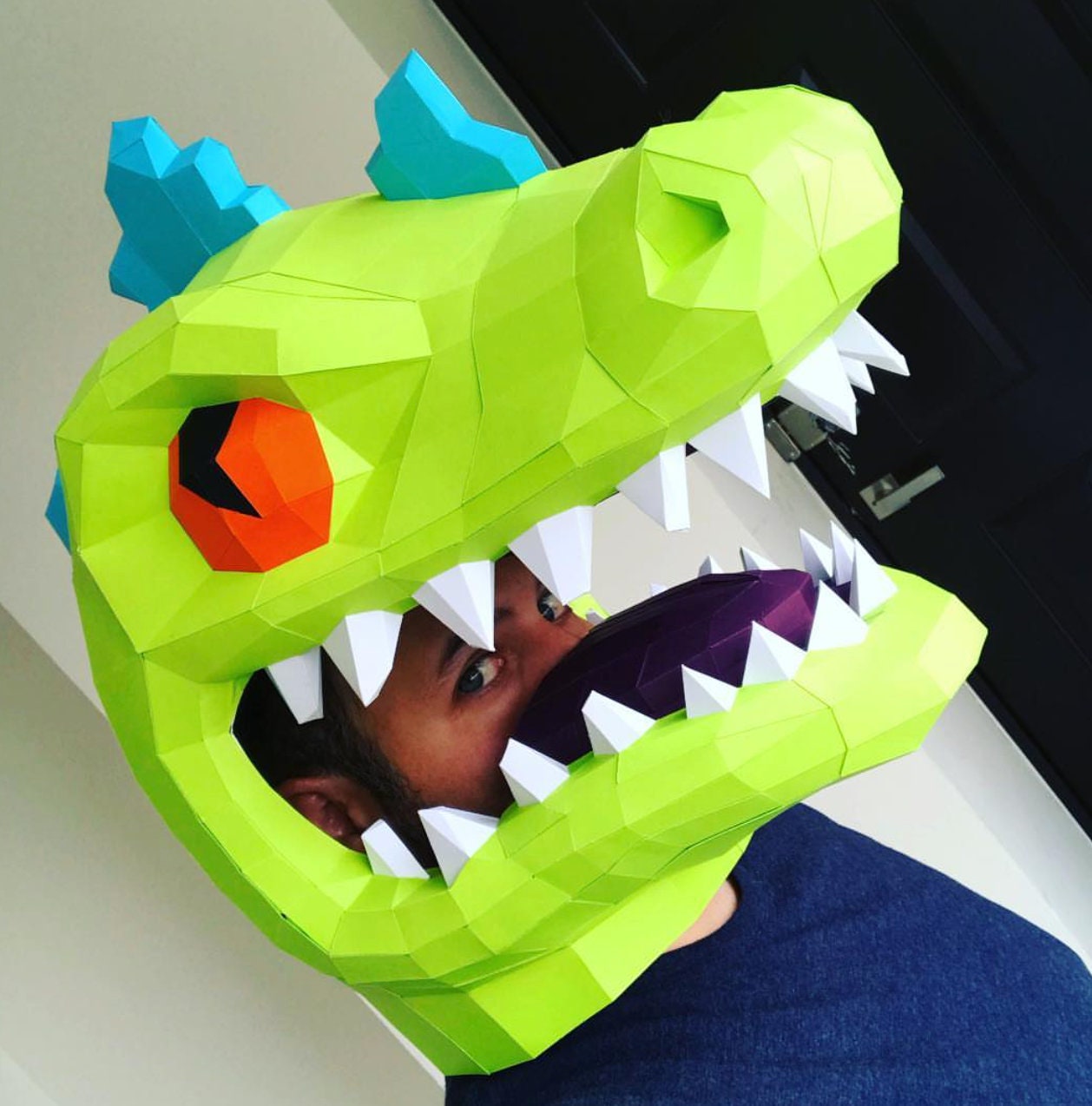 Dinosaur Mask Halloween Mask Halloween Costume Dinosaur - Etsy Dinosaur Mask Halloween Mask Halloween Costume Dinosaur - Etsy
