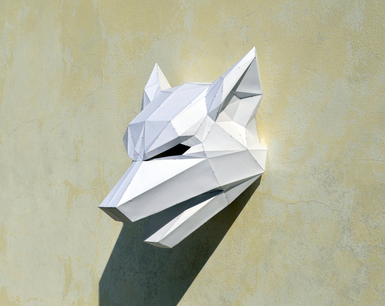 Make Your Own Wolf Mask. Wolf Mask Forest Animal - Etsy