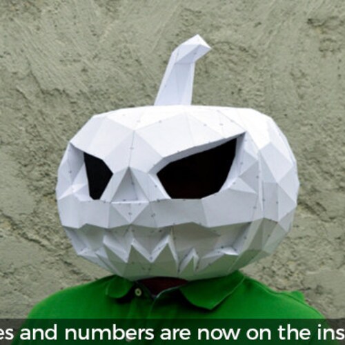 Make Your Pumpkin Mask. | Papercraft Pumpkin Mask | Halloween Mask | Paper Pumpkin | Jack O Lantern | Halloween Costume |