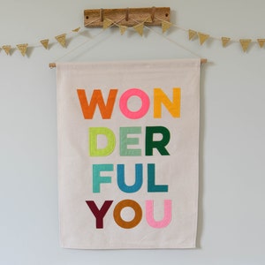 Wonderful You Wall banner flag