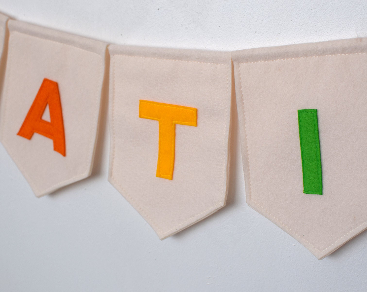 Pastel Rainbow Name Bunting Personalised Nursery Bunting Etsy UK