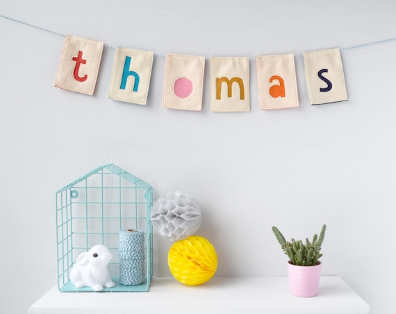 Name garland for nursery 2025
