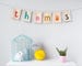 Personalised Bunting Name garland Felt bunting Personalised banner Name bunting Nursery banner Letter bunting Nursery decor Newborn gift 