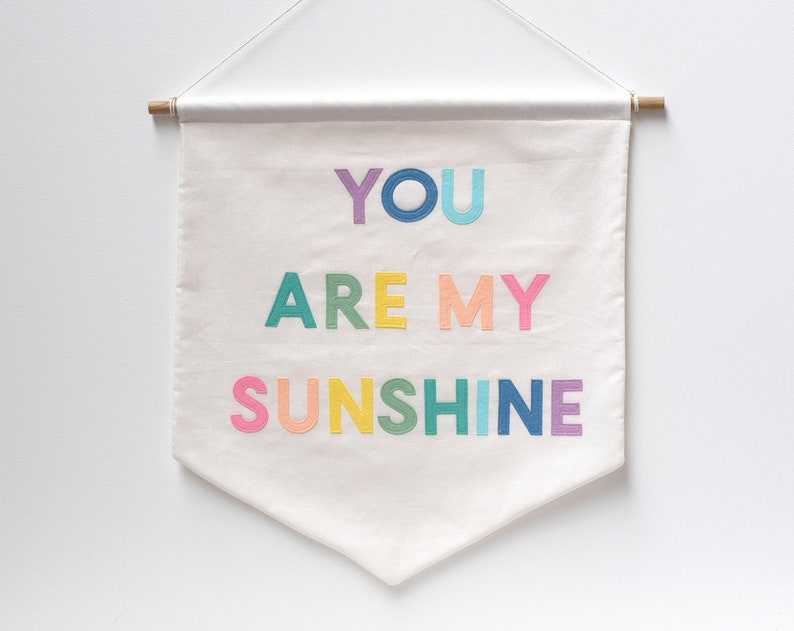 You Are My Sunshine Wall Banner Pastel Etsy
