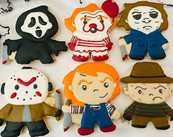 Horror movie character  cookies