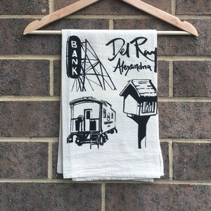 Del Ray Alexandria Virginia Cotton Kitchen Towel