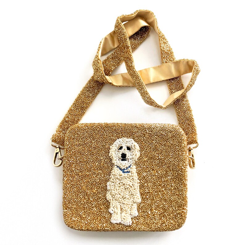 Custom Beaded Crossbody Bag Etsy