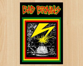 Bad Brains Decal! UV Laminated *FREE Shipping*