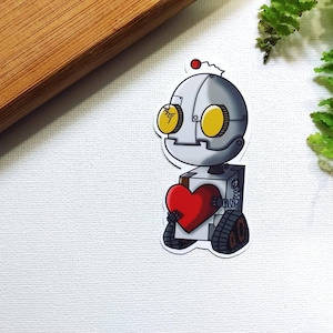 Robot Heart Sticker Robotic Mix Match Cute Robot Love Sticker