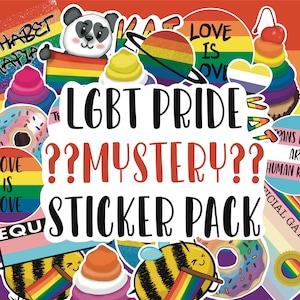 CHOOSE Your THEME LGBT Pride Mystery Sticker Pack
