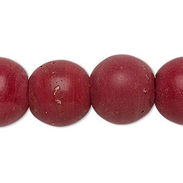 Burgundy Glass Beads Etsy