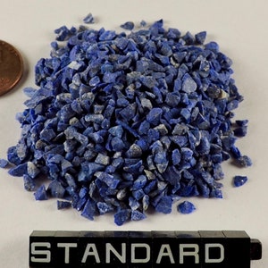 Lapis Inlay, Crushed Lapis Inlay, Stock #37, Wood Inlay, Jewelry Inlay, Chip Inlay, Hand Crushed by Thegrindingshed