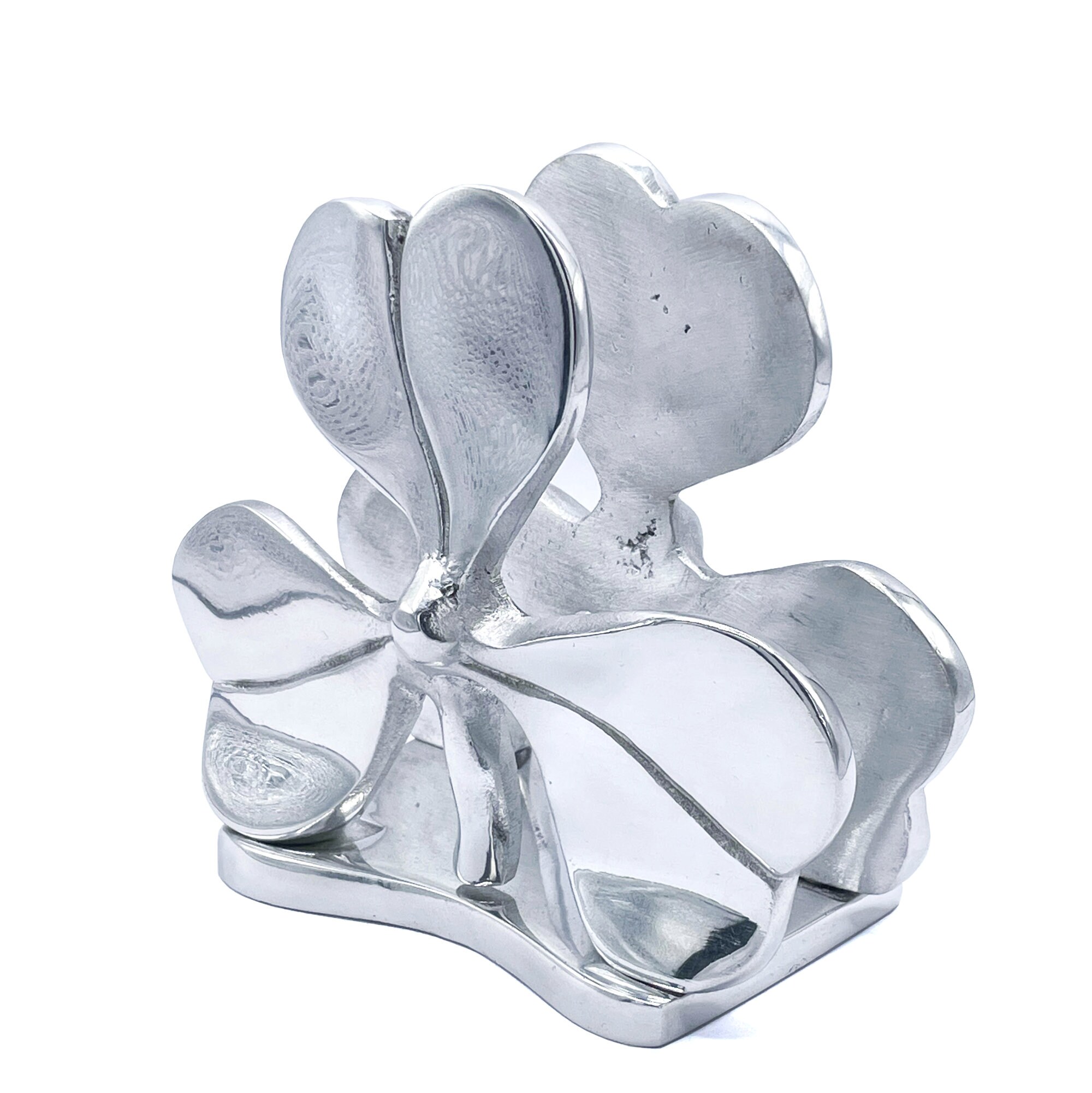 ピュータークローバー型ナプキンホルダー - Etsy 日本