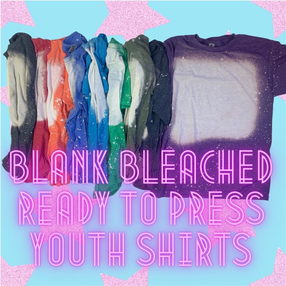 Blank Bleached Kids Shirt for 
