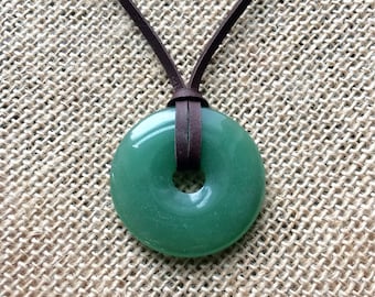 Green Aventurine Necklace for Men and Women