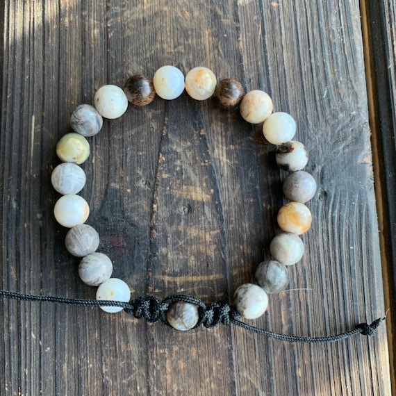 Mens agate best sale bracelet