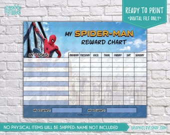 Spiderman Chore Chart