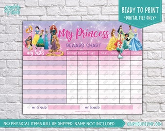 Disney Princess Star Chart