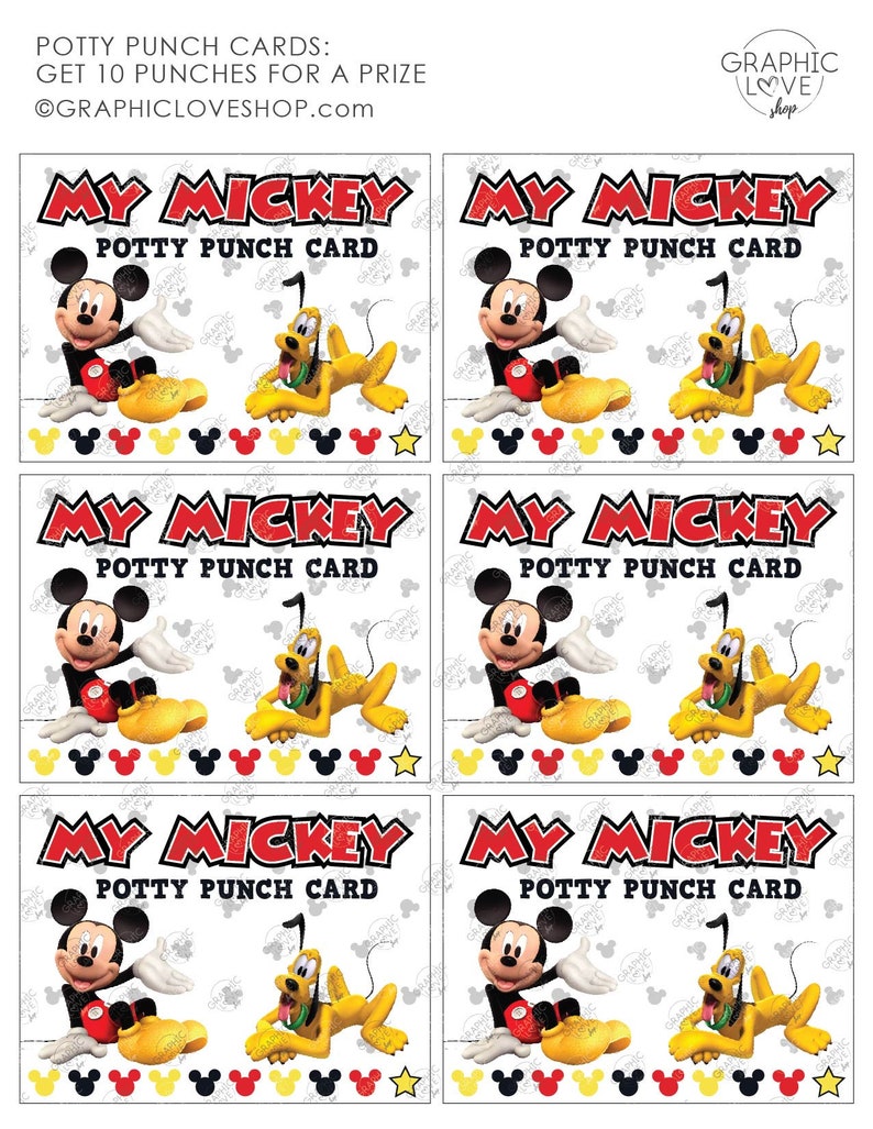 Printable Mickey Mouse Potty Training Chart Free Punc - vrogue.co