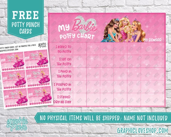 Free Princess Potty Training Chart