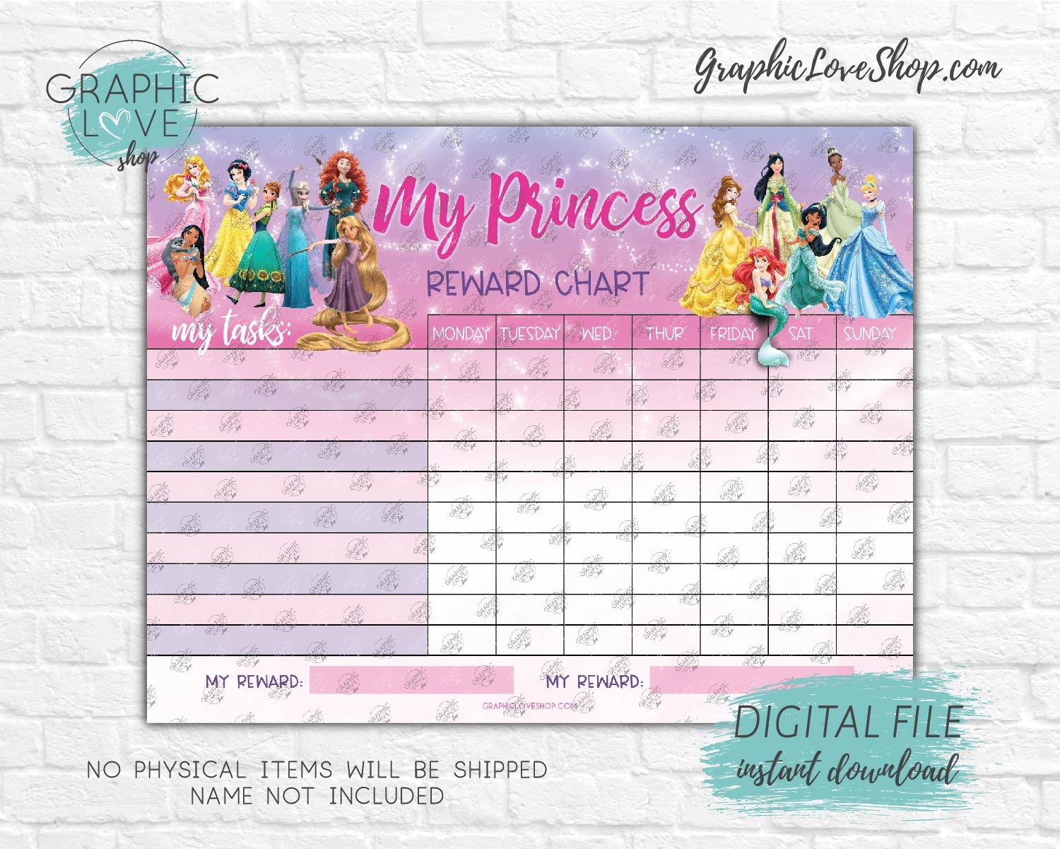 Disney Reward Chart