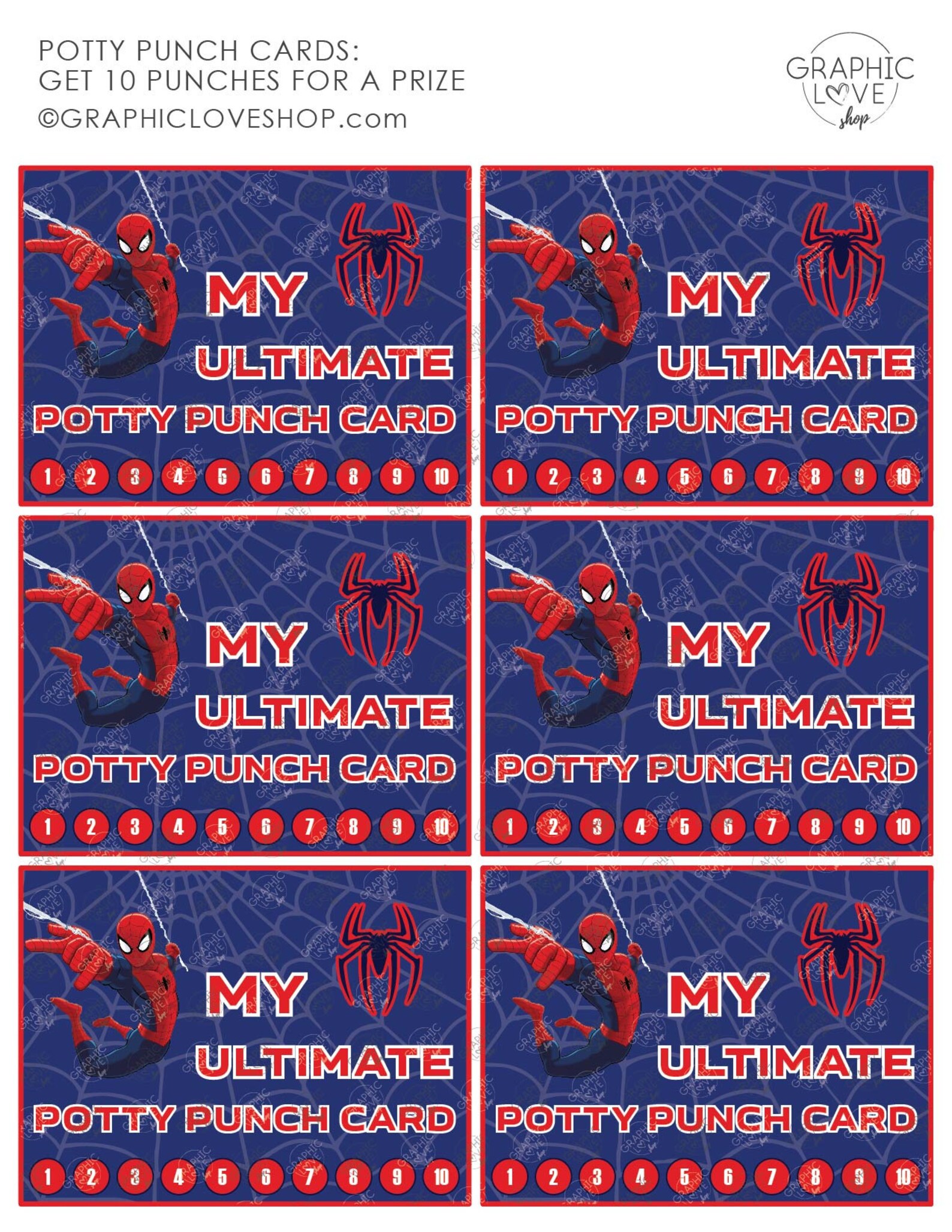 Digital Marvel Ultimate Spiderman Potty Training Chart FREE | Etsy