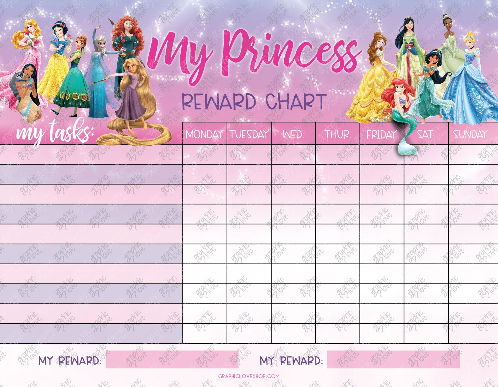 free-printable-princess-reward-chart-printable-printable-word-searches