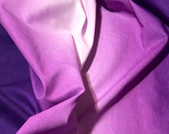 Gelato Ombre Fabric Purple Violet quilt cotton sewing material by the yard and half-yard