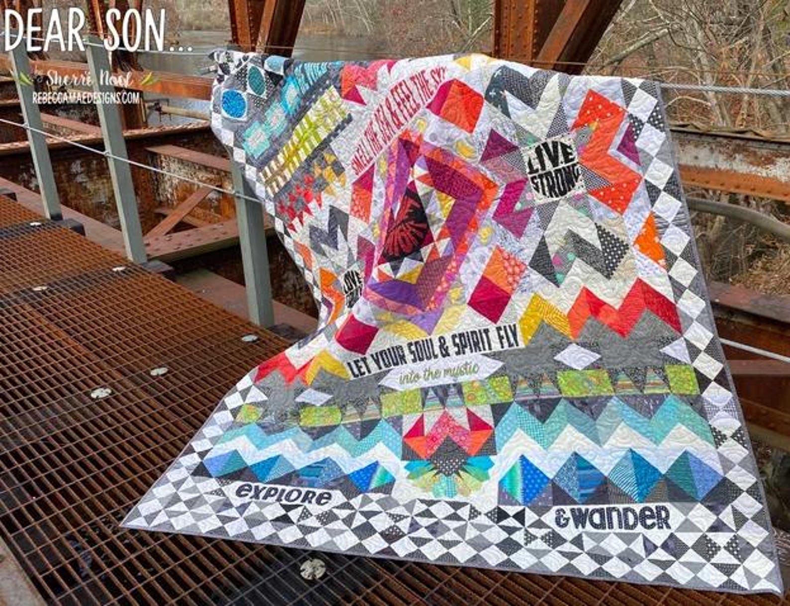 Dear Son Block of the Month Quilt Pattern by Sherri Noel for Rebecca ...