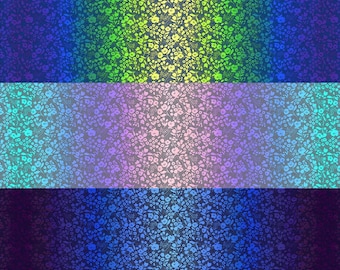 Ombre Fabric, Shade Garden quilting cotton sewing material by the yard and half-yard, Chelsea Design Works for Studio E