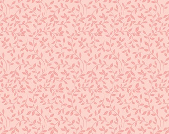At First Sight Fabric Blush Vines quilt cotton sewing material, Listed by the Yard & Half Yard continuous cut, Dani Mogstad for Riley Blake