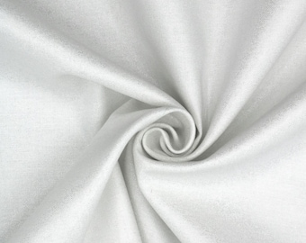 Kona Sheen Fabric Arctic Ice white quilt cotton sewing material by the yard and half-yard