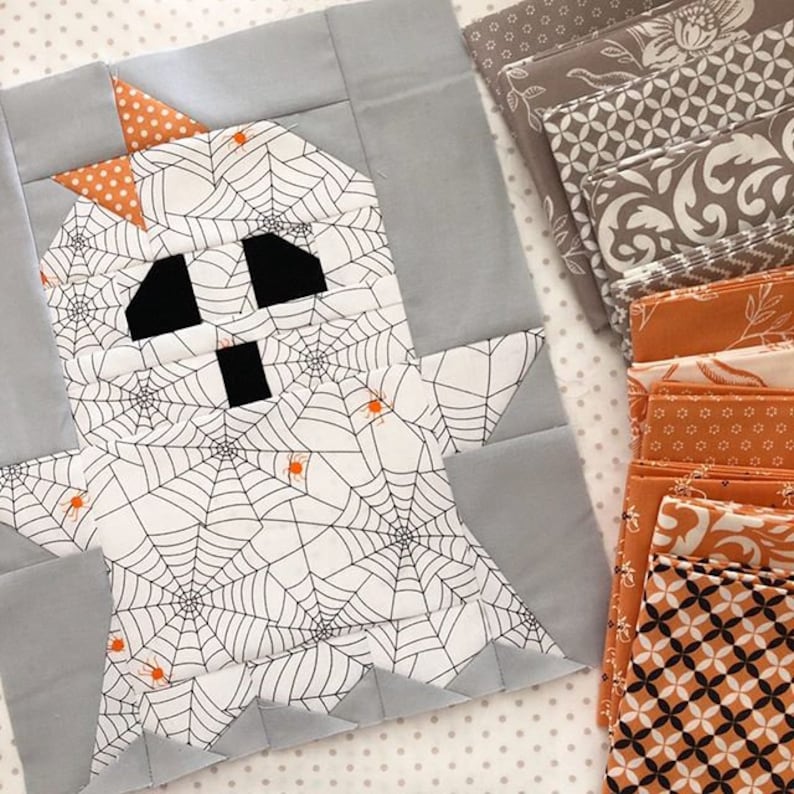 Boo Quilt Pattern by Margot Languedoc Designs for The Pattern Etsy