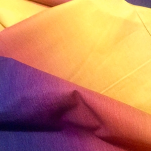 Gelato Ombre Fabric Blue Pink Yellow Purple quilt cotton sewing material, Listed by the yard and half yard continuous cut, Elite Maywood