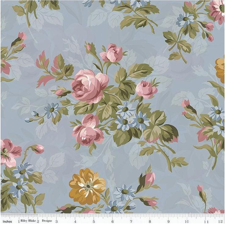 Midnight Garden Fabric Main Quilt Cotton Sewing Material by the Yard ...