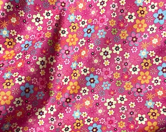 Calico Cowgirls Fabric Cowgirl Meadow quilt cotton sewing material by the yard and half-yard