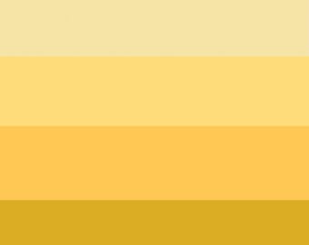 Confetti Cotton Fabric Solid Yellow quilting cotton sewing material by the yard and half-yard