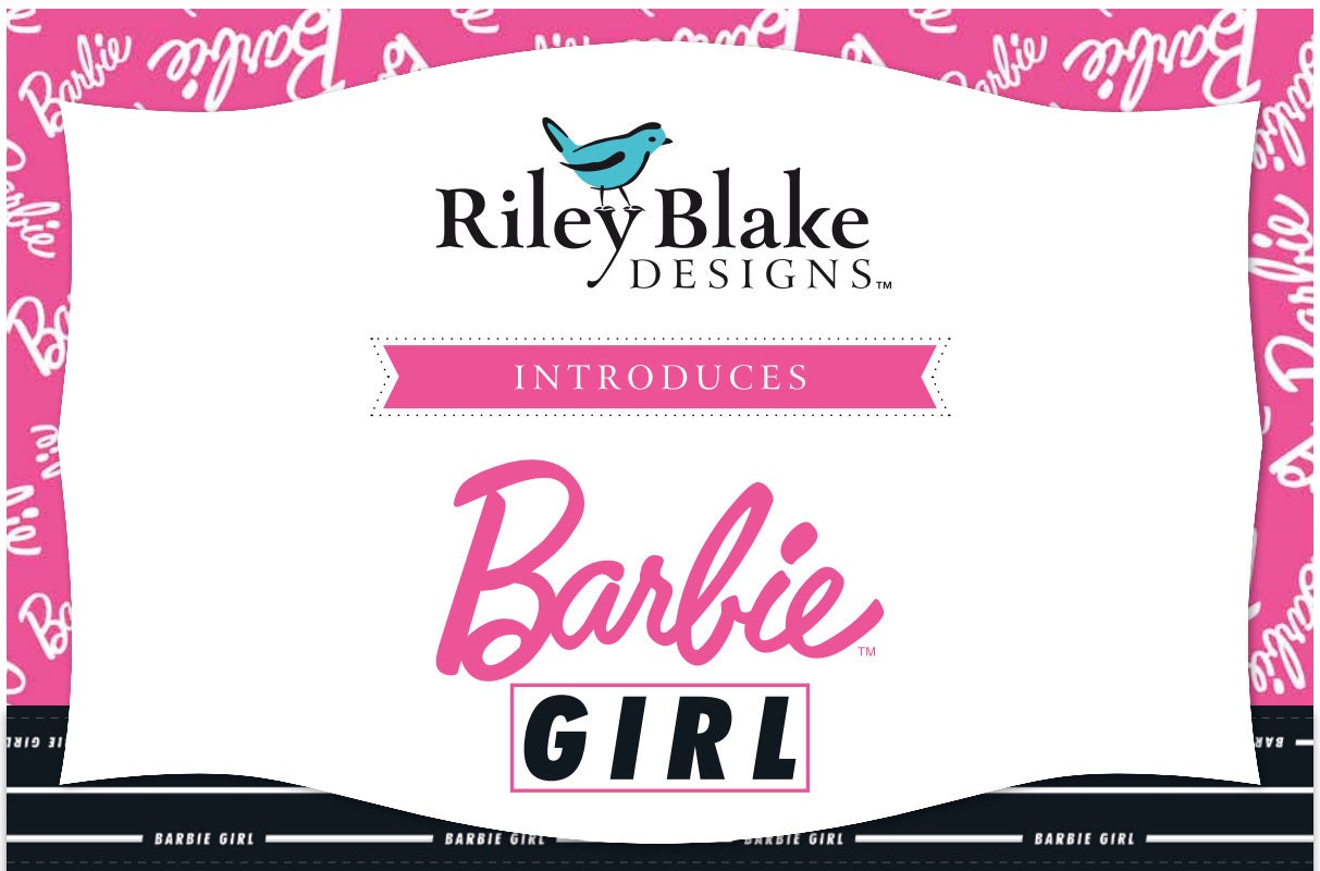Fabric: Barbie Girl - Logo Dot Hot Pink - Fabric Fisher