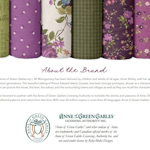 Anne of green gables fabric christmas